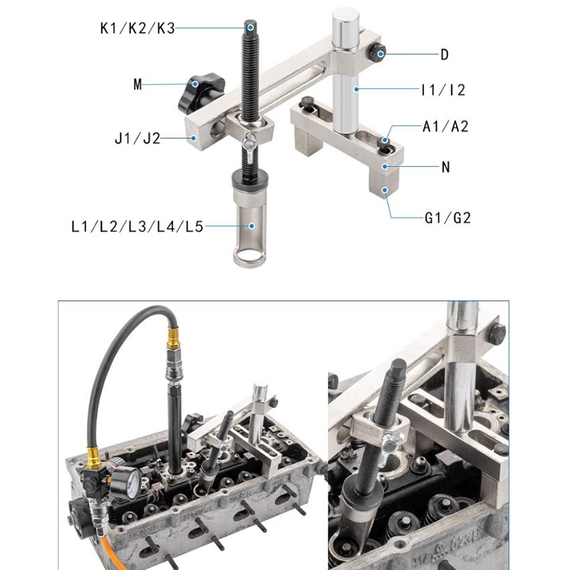 Cilinderkop Service Set Gereed - Valve Spring Compressor recensie en prijs