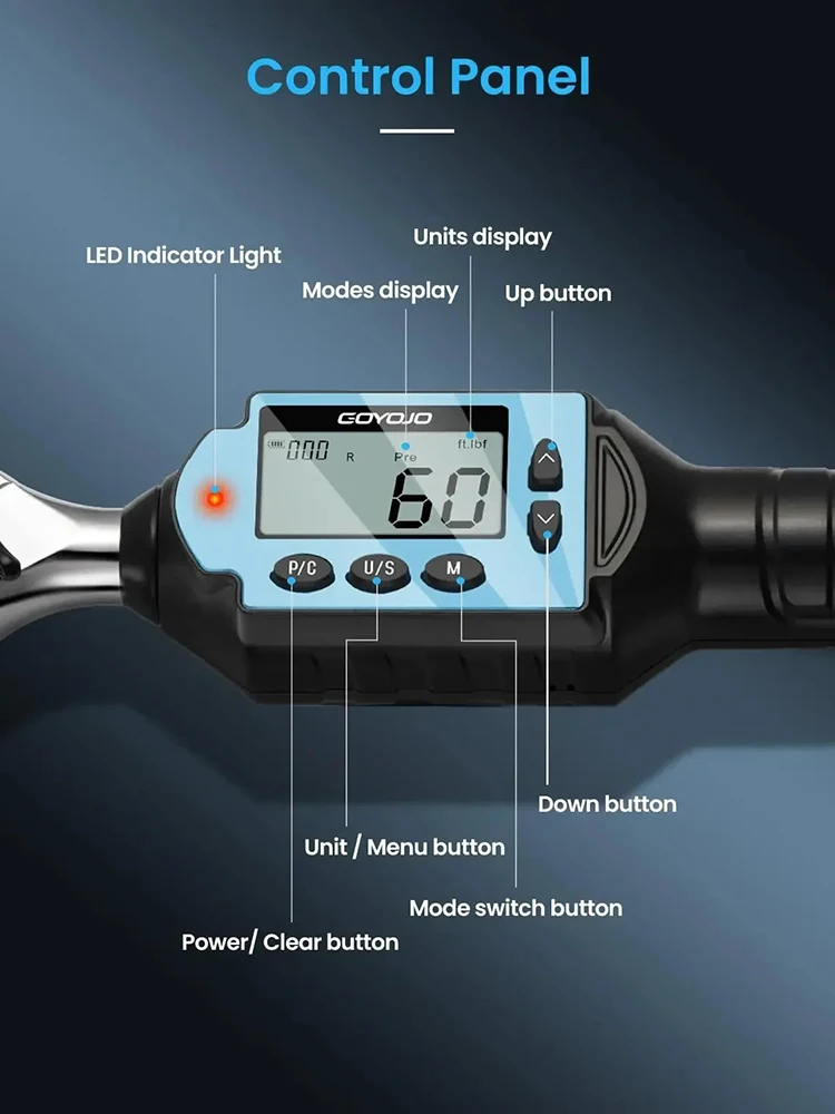 1/2 3/8 1/4 Digitale Preset Mo - Torque Wrench Digital recensie en prijs