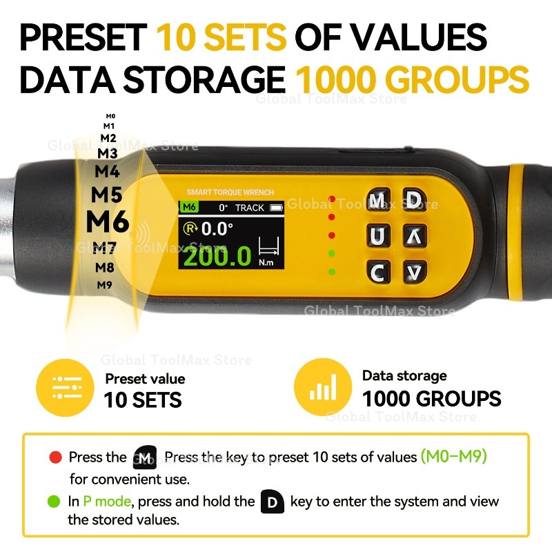 Digitale hoekmomentsleutel 6-d - Torque Wrench Digital recensie en prijs