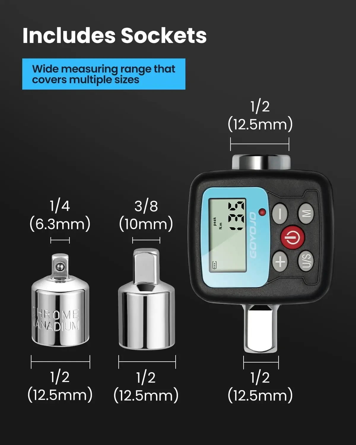 GOYOJO digitale momentsleutela - Torque Wrench Digital recensie en prijs